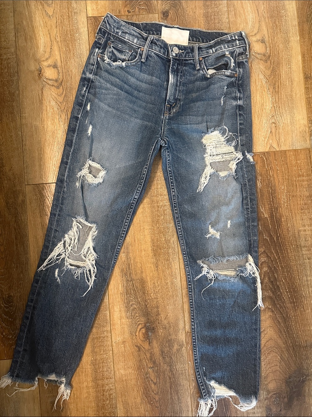 MOTHER Superior The Sinner Distressed Jeans size 25